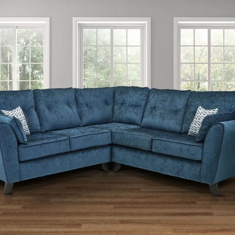 Caroline-Corner-Teal-Fabric-Roomset-Shiny-Wood-Floor-1024x690