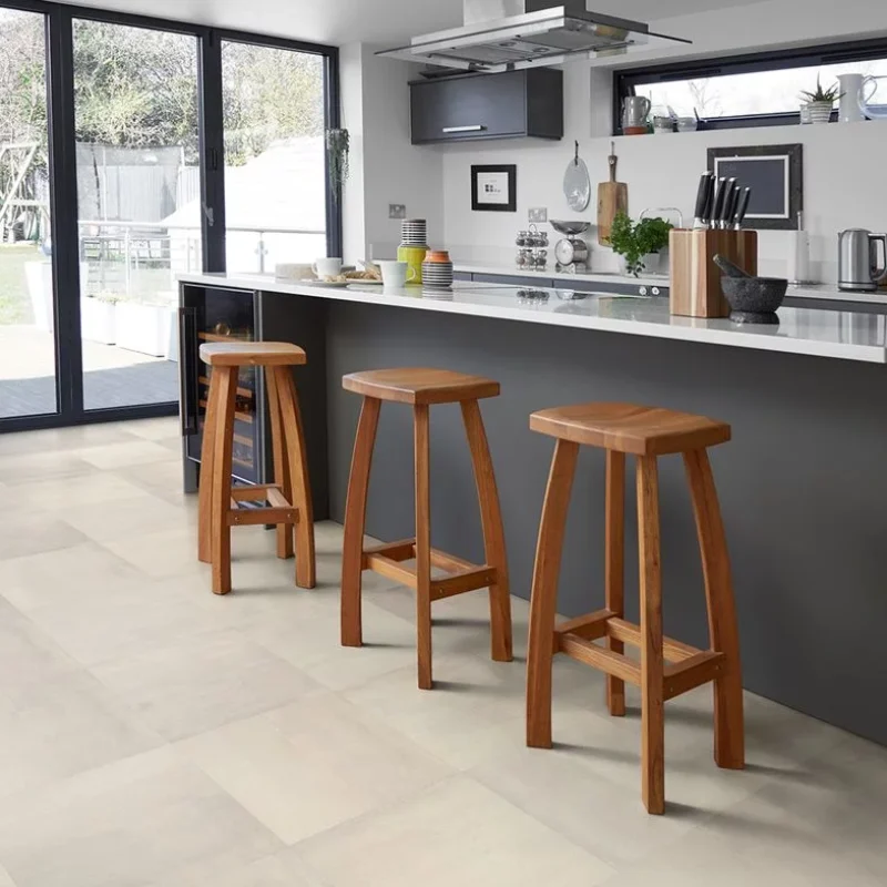 Polyflor vinyl flooring Kitchen - 4527 Silvered Concrete